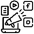 Social Media Marketing (SMM) Social media marketing uses platforms like Facebook, Instagram, and LinkedIn to promote your brand, engage with your audience, and build strong online communities that drive awareness and sales.